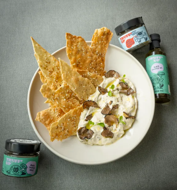 Hummus-truffeldip