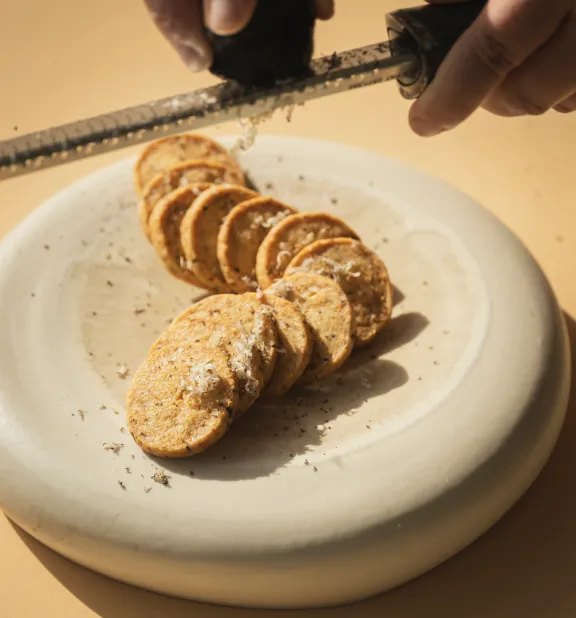 Truffel-parmezaankoekjes